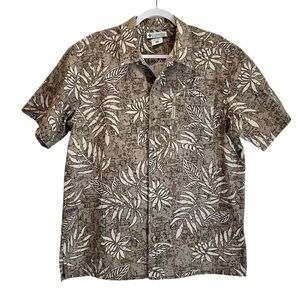 COLUMBIA Men’s Tropical Button Down Shirt Size Medium
